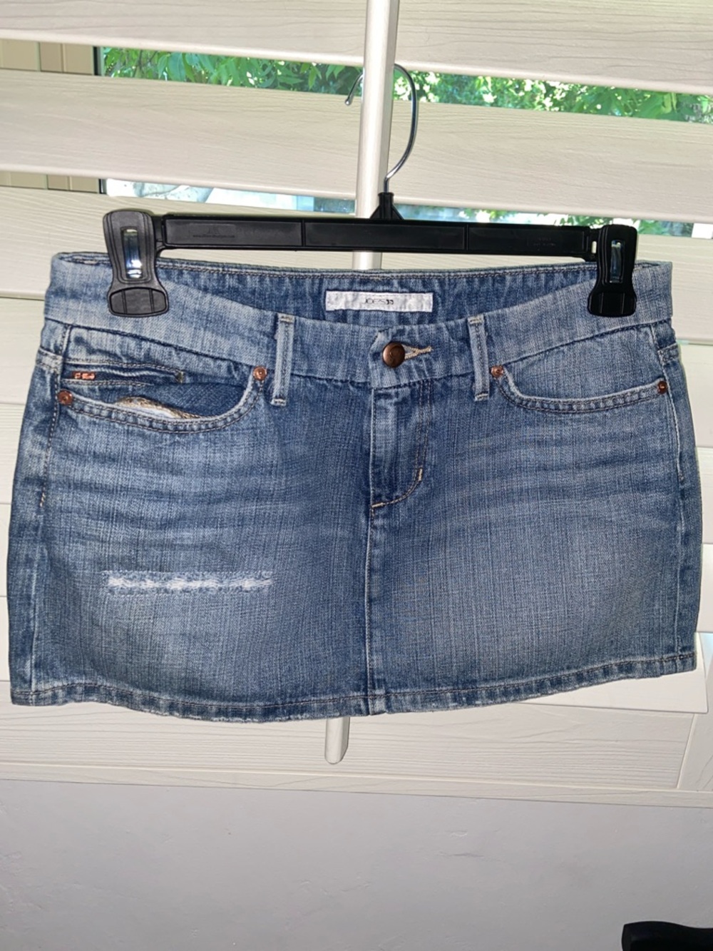 Joes Jeans Jean Mini Skirt Casual Denim Blue Wash SZ 29
